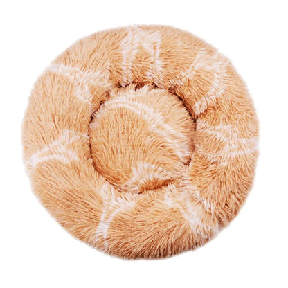 CozyNest Plush Round Pet Bed