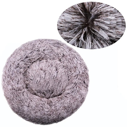 CozyNest Plush Round Pet Bed