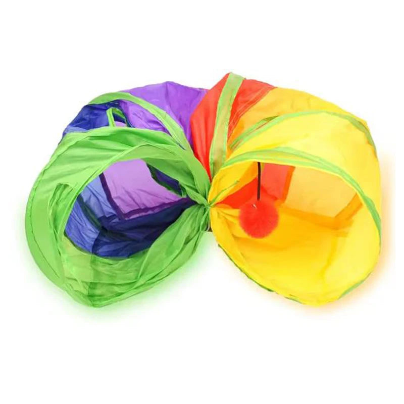 PurrPlay Collapsible Cat Tunnel