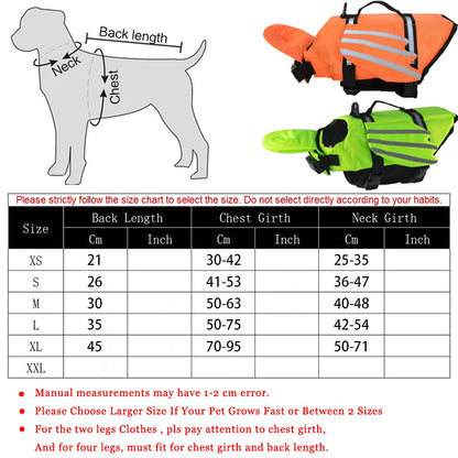 Dog Life Jacket Reflective