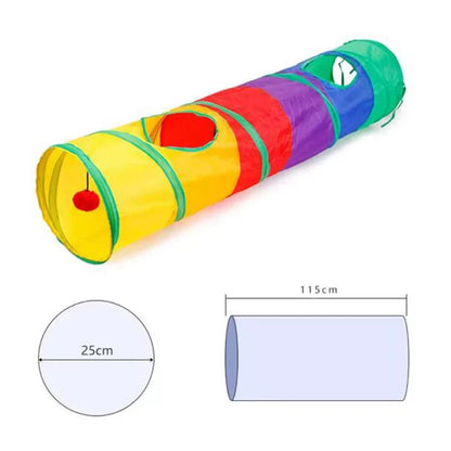 PurrPlay Collapsible Cat Tunnel