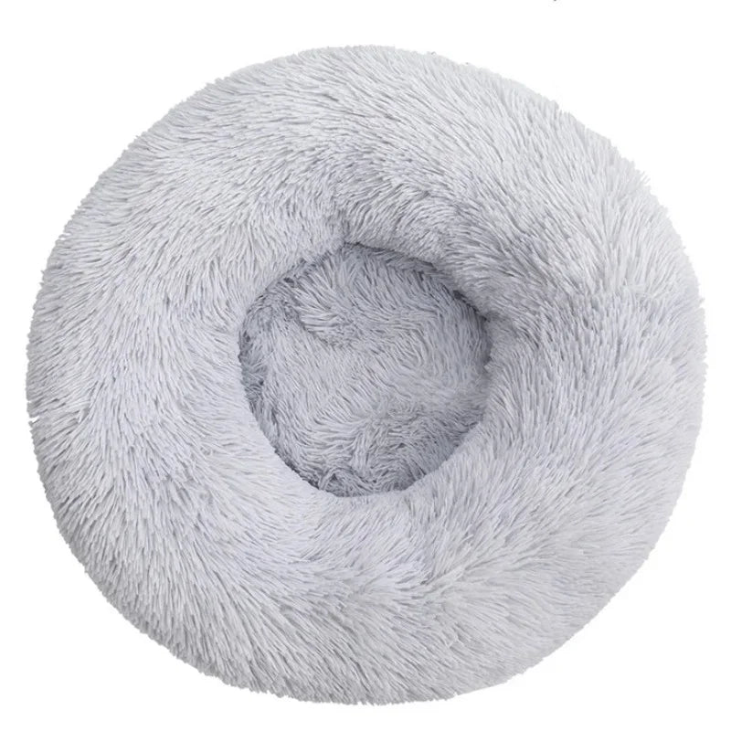 CozyNest Plush Round Pet Bed