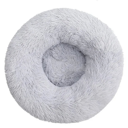 CozyNest Plush Round Pet Bed