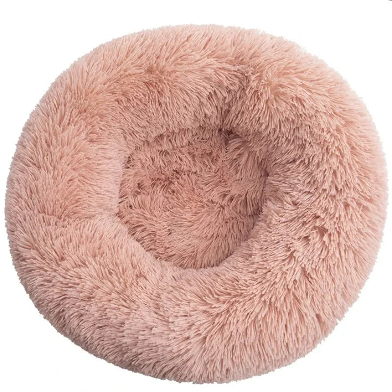 CozyNest Plush Round Pet Bed