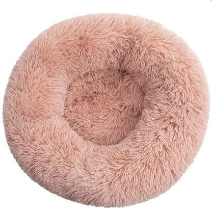 CozyNest Plush Round Pet Bed