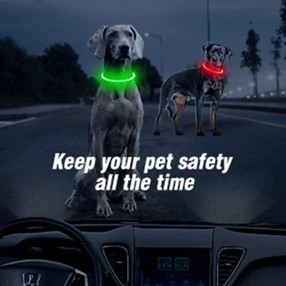 GlowSafe LED Dog Collar