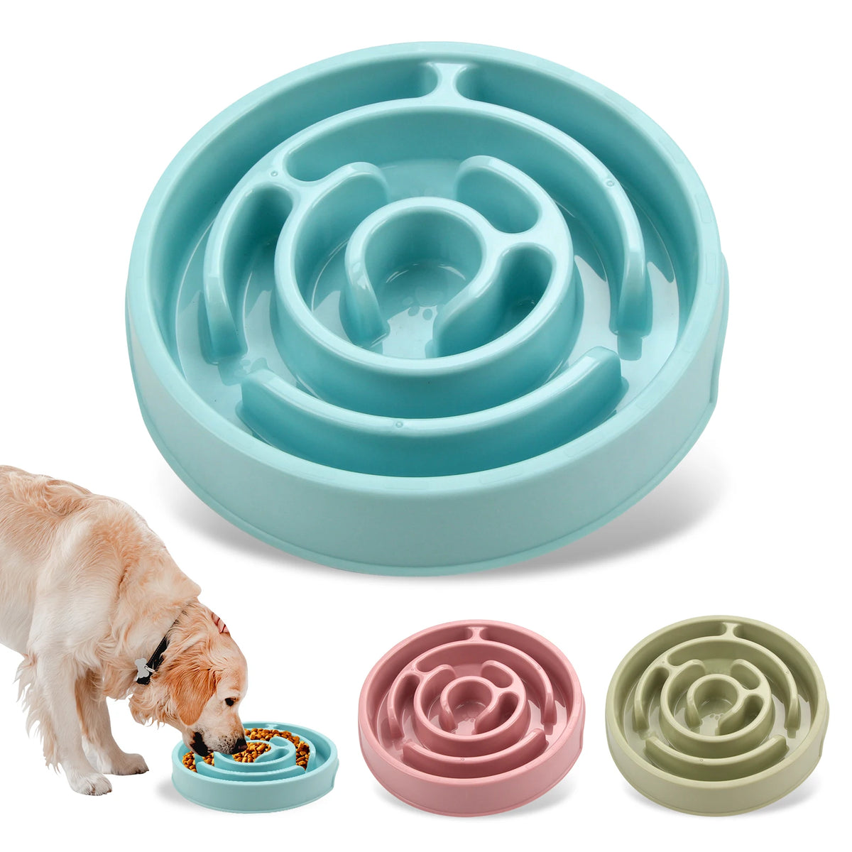 SlowMate Anti-Gulping Dog Bowl