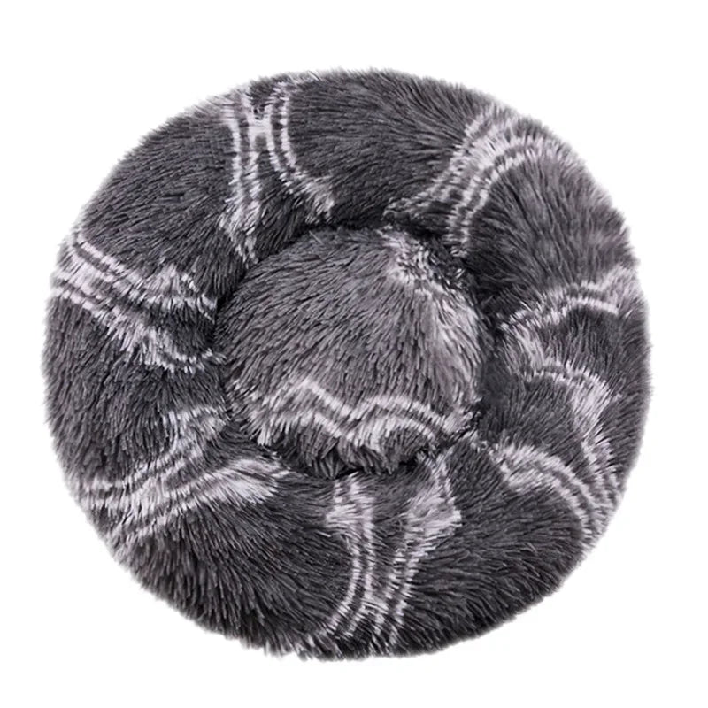 CozyNest Plush Round Pet Bed