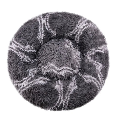 CozyNest Plush Round Pet Bed