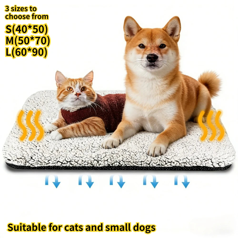 ThermoComfort Self-Heating Pet Blanket