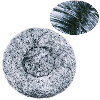 CozyNest Plush Round Pet Bed