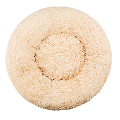 CozyNest Plush Round Pet Bed