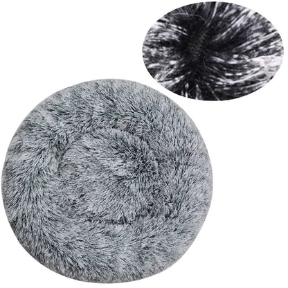CozyNest Plush Round Pet Bed