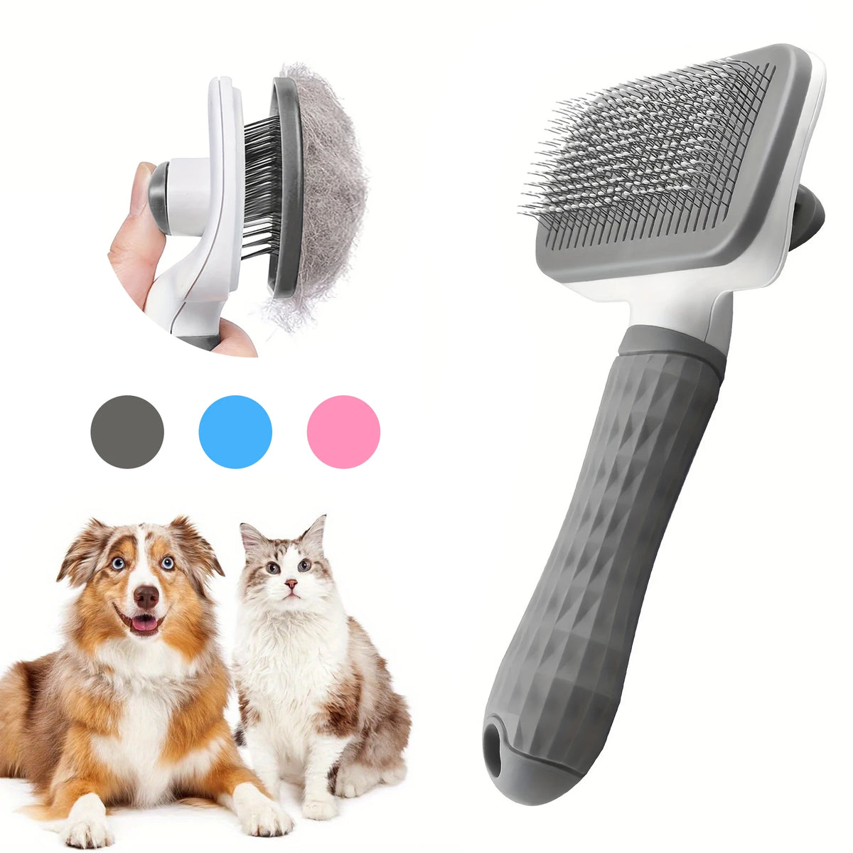 FurAway Self-Cleaning Grooming Brush