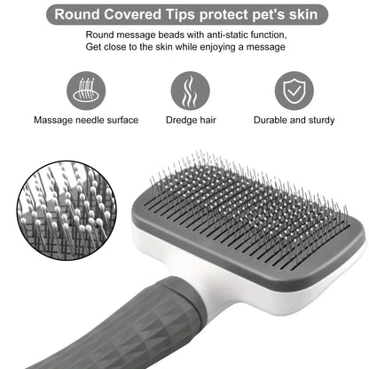 FurAway Self-Cleaning Grooming Brush