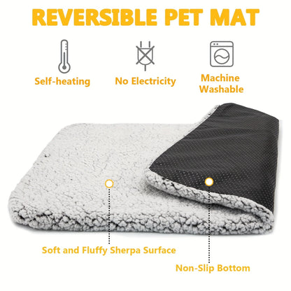 ThermoComfort Self-Heating Pet Blanket