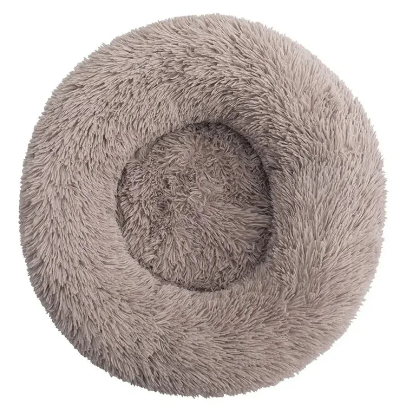 CozyNest Plush Round Pet Bed
