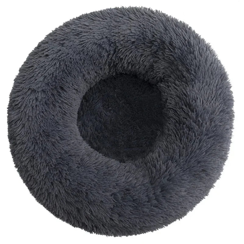 CozyNest Plush Round Pet Bed