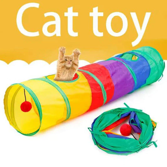 PurrPlay Collapsible Cat Tunnel